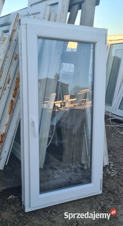 OKNA KacprzaK OKNO PCV 76X144 Używane Plastikowe Okna ścienne Siedlce