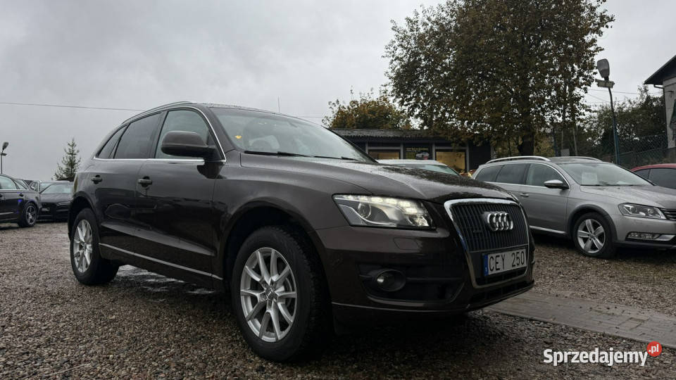 Audi Q5 20tdi 170 quattro panorama ledy bi xenon diesel pomorskie Gdańsk