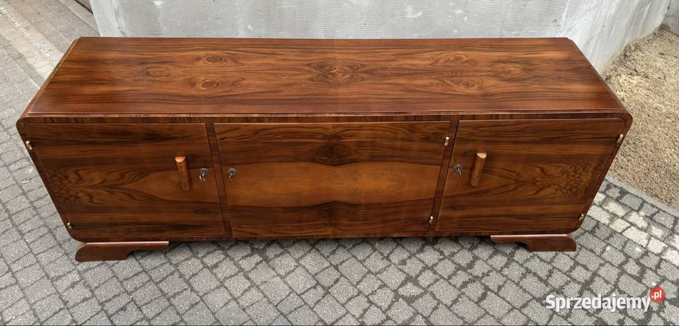 KomodaSzafka RTV Orzech Art Deco 196 Antyk