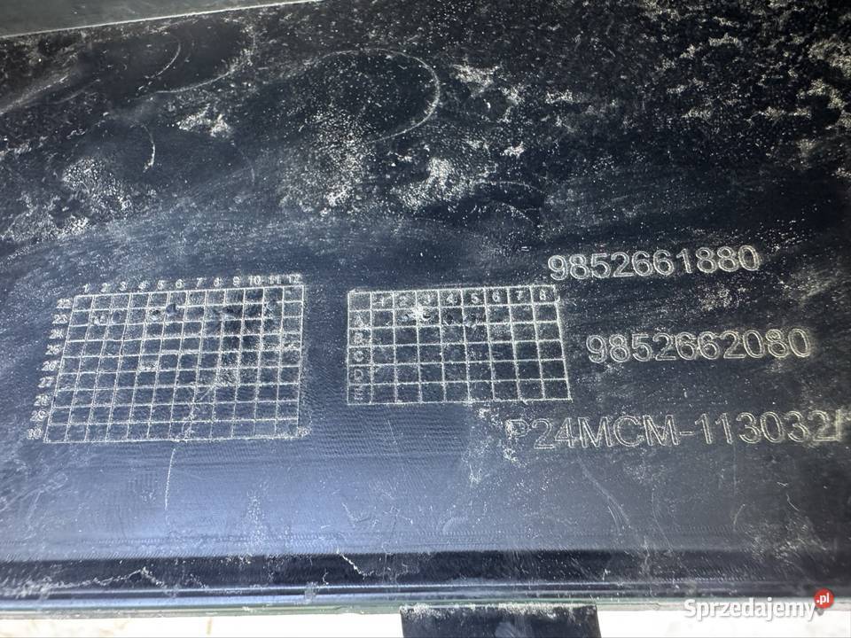 Spoiler hokej dół zderzaka przód peugeot 2008 II