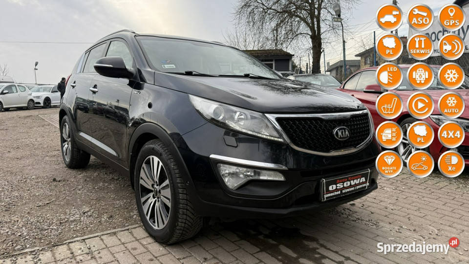 Kia Sportage 20crdi 184 lift 4x4 salon ledy bi Rok produkcji 2014 sprzedam