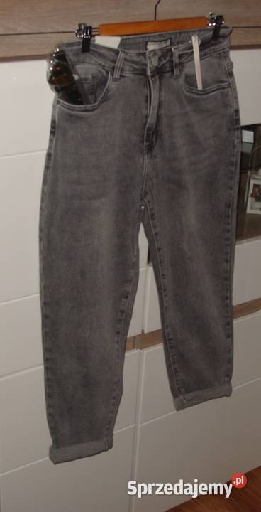 jeansy z serduszkiem pasek REDSEVENTY r L XL Rawicz