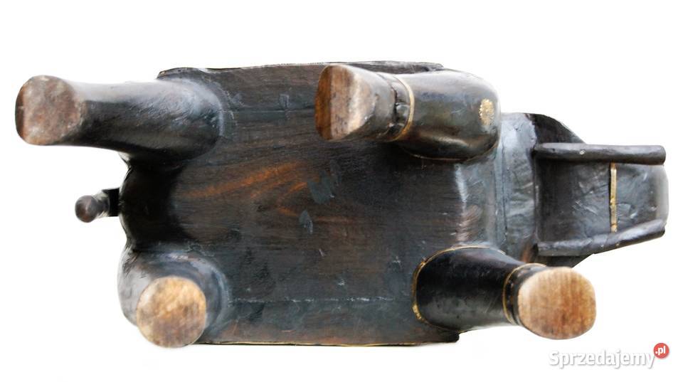 Duży słoń indyjski rzeźba drewno mango heban