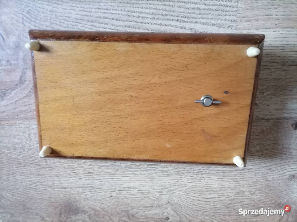 Stara szkatułka z pozytywką Szwajcaria z lat 30 Kraków