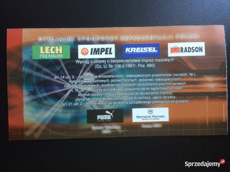 885 Blankiet Biletu Na Mecz Polska Grecja Antyki, Sztuka, Kolekcje Szczecin