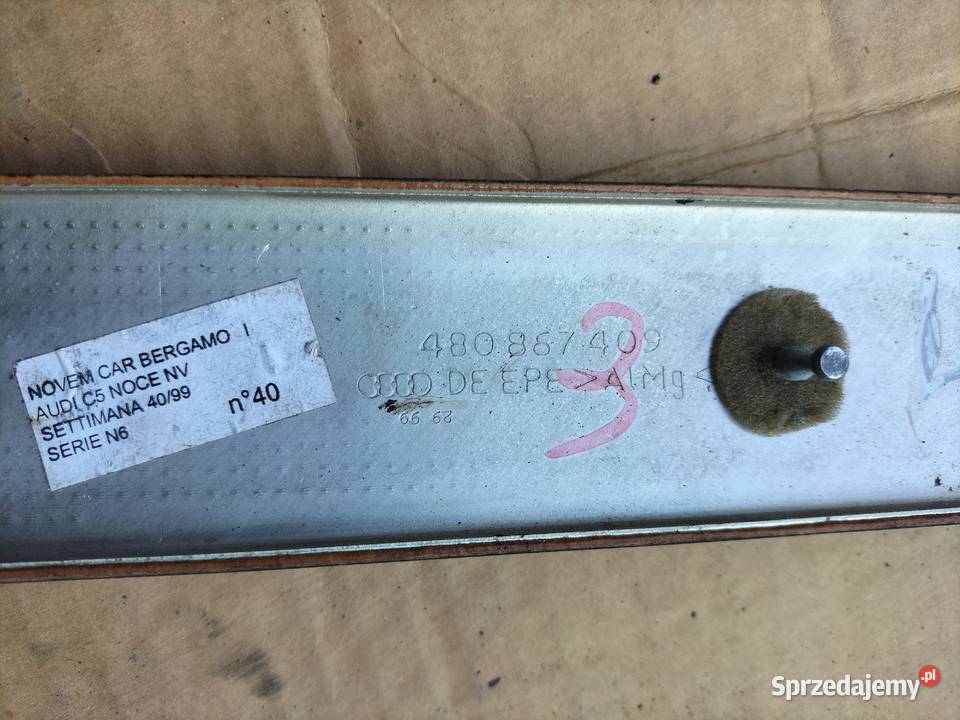 AUDI A6 C5 A6C5 4B0867409 LISTWA DEKOR ALA DRWNO Kamień-Kolonia