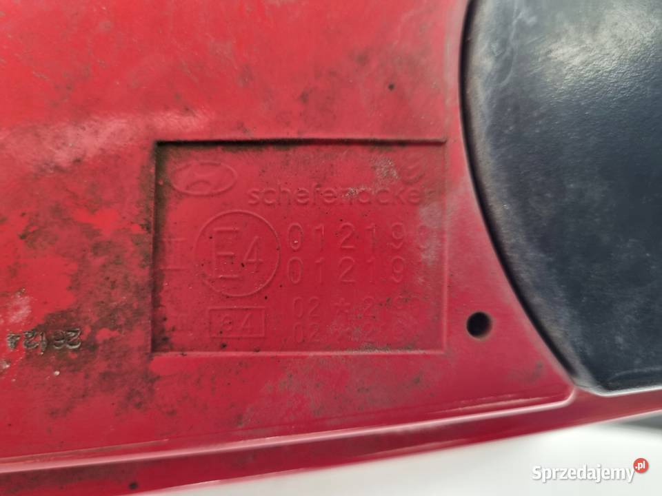 LUSTERKO Hyundai Getz PRAWE PASAŻERA 5 Pin kabli Rudka