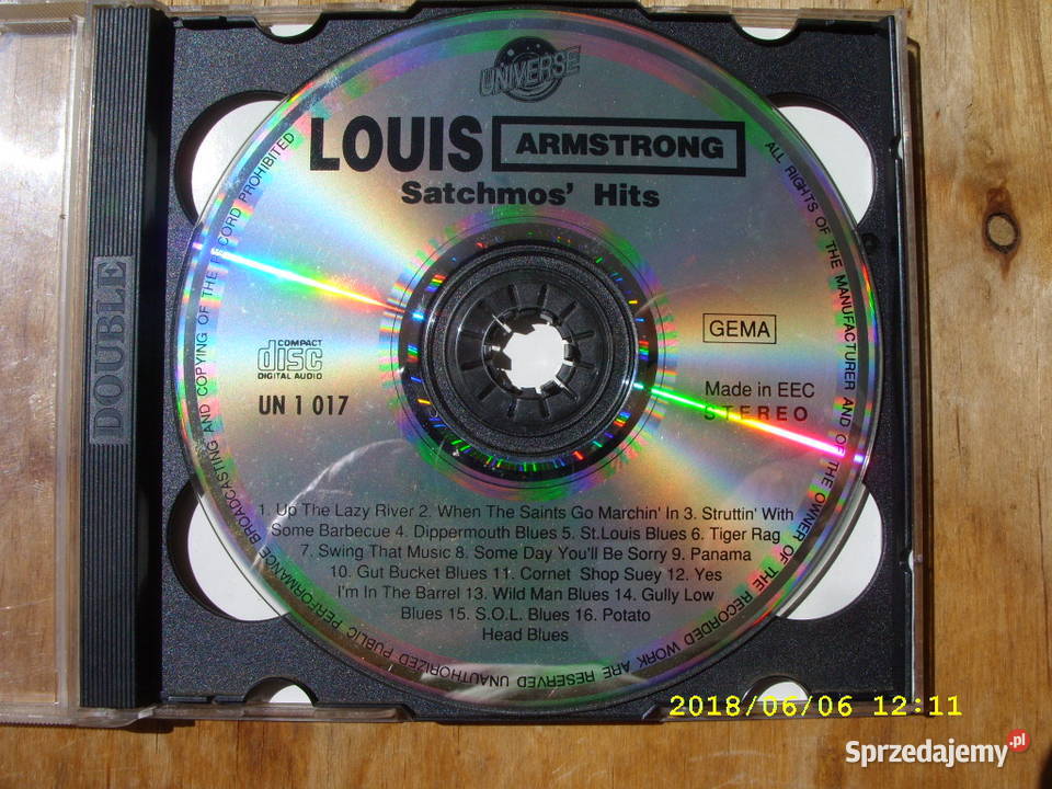 A Jazz CD LUIS ARMSTRONGSATCHMOS HITS