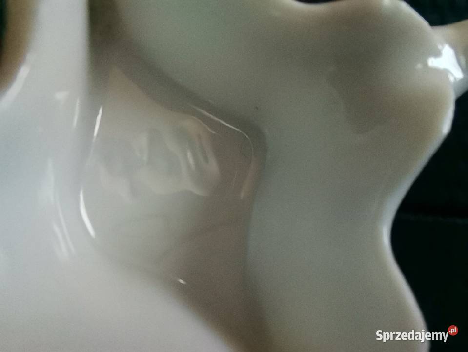 Stary unikatowy przedwojenny mlecznik porcelana Katowice