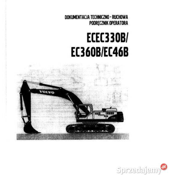 VOLVO ECEC 330B EC 360B EC 46B instrukcja Kielce