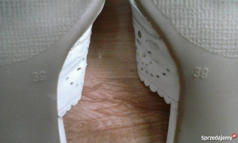 Buty skórzane damskie letnie na obcasie rozmiar Polkowice