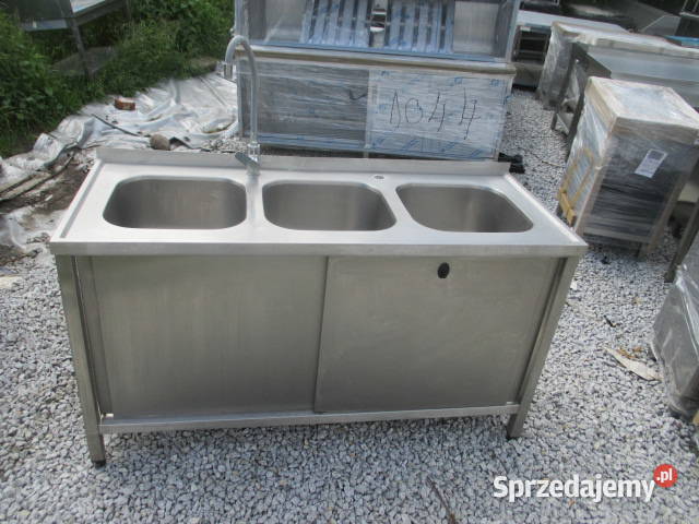 Zlew Gastronomiczny 3 Komorowy Drzwi Suwane wielkopolskie Ostrów Wielkopolski sprzedam
