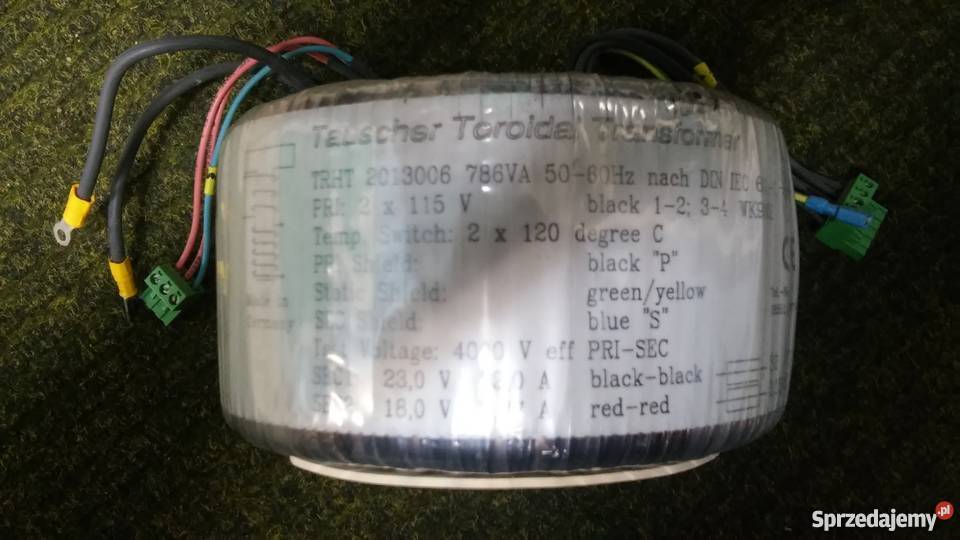 Transformator 786VA 23V32A 18V277A Łomża