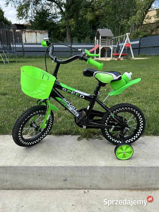 Rowerek 12 speed sport niebieski zielony Szczecin