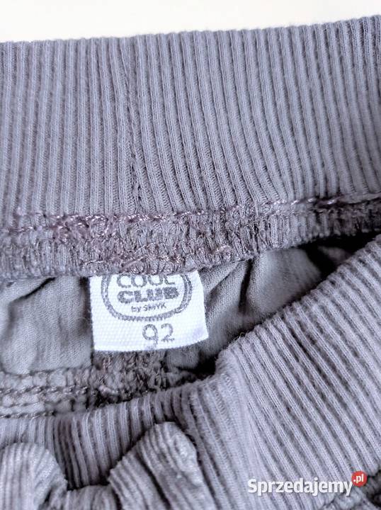 Cienkie spodnie sztruksowe z kokardką Cool Club Katowice sprzedam