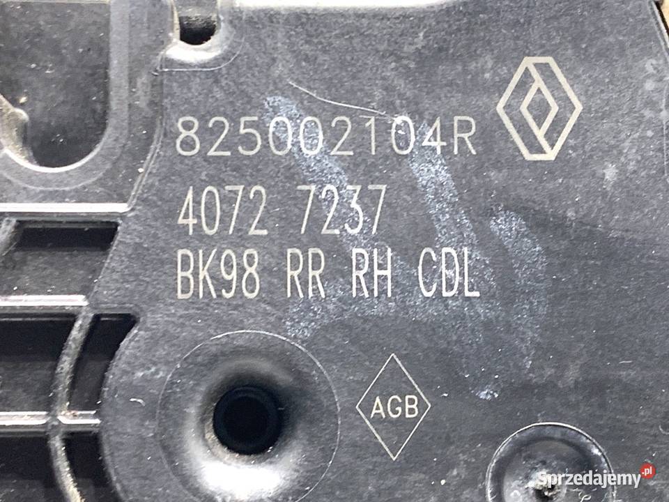 ZAMEK DRZWI PRAWY TYŁ RENAULT CLIO IV Hatchback osobowe