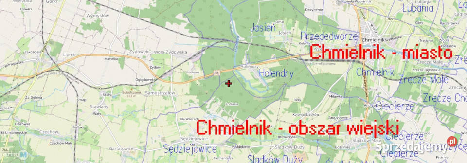 Grunt 43100m2 Chmielnik świętokrzyskie sprzedam
