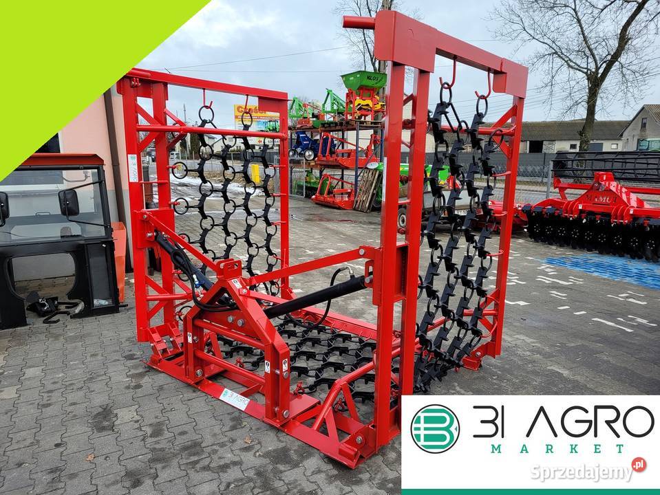 Włóka łąkowopolowa 6m 4 rzę brona polowa palcowa Szczytno sprzedam