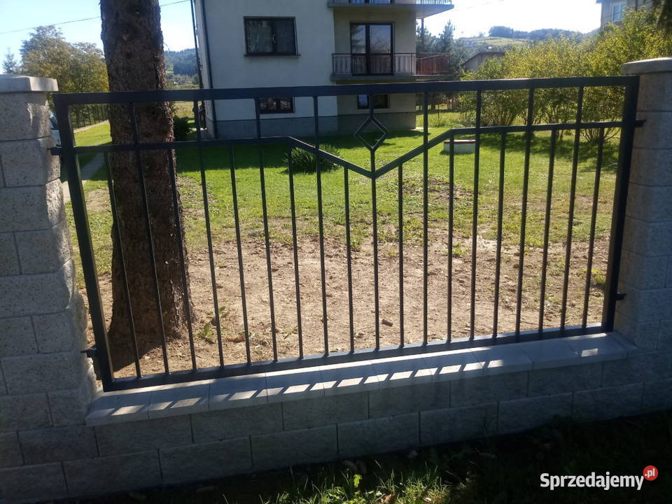 Przęsło ogrodzeniowe metalowe E01 ockolor Dom i Ogród małopolskie Gorlice
