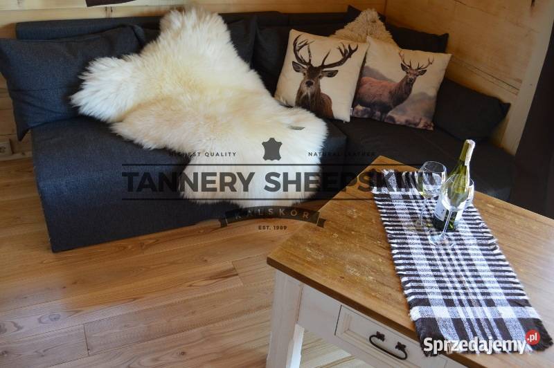 Prwadziwa Skóra Owcza Dywanik Na Podłogę Wełna Szaflary