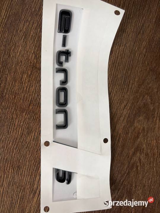 Audi etron S kolor czarny na tylną klapę Międzychód