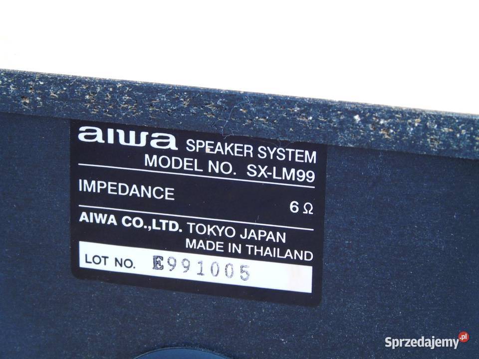 Kolumny Aiwa SXLM99 świetne stereo DOSTAWA Słuchawki i głośniki
