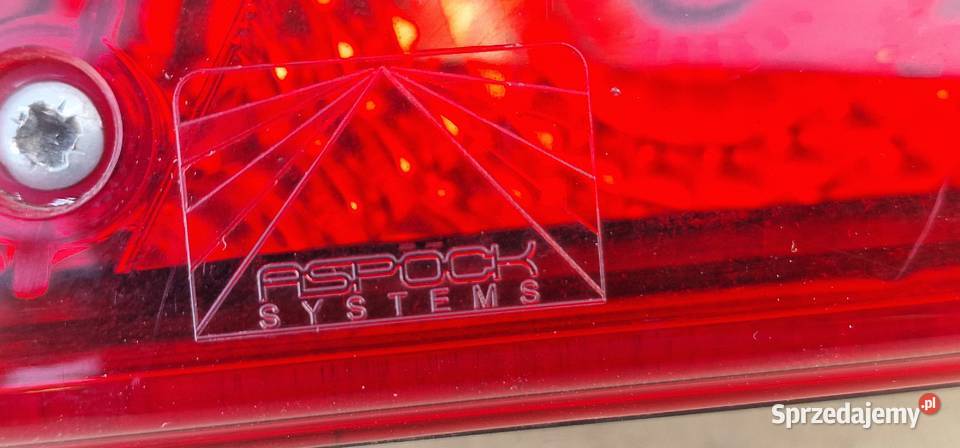 LAMPA TYŁ NACZEPA SCHMITZ ASPOCK EUROPOINT LEWA Bieleń sprzedam