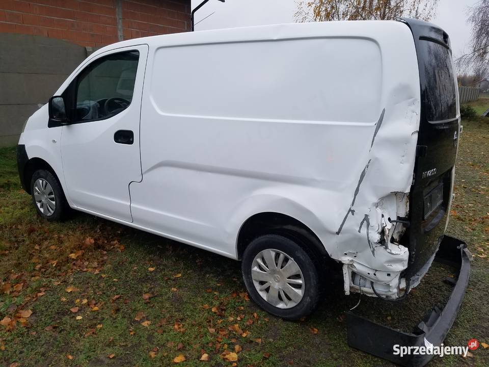 Nissan NV 200 15 dci 2018r uszkodzony łódzkie Zduńska Wola