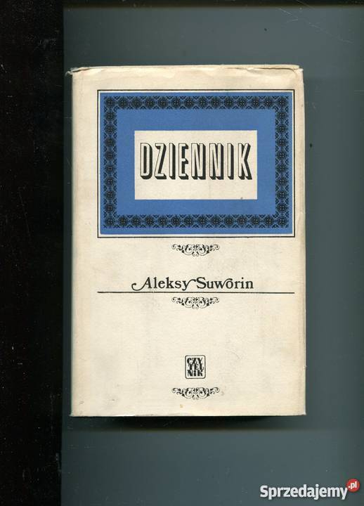 Dziennik Aleksy Suworin zachodniopomorskie sprzedam