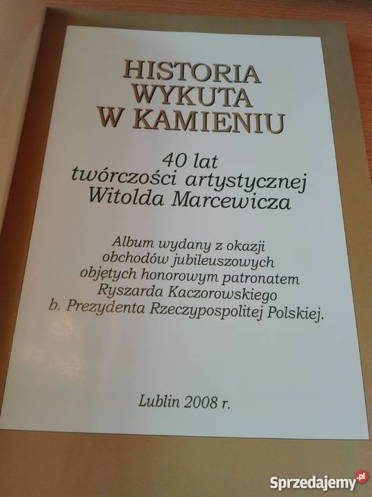 Historia wykuta w kamieniu 40 lat twórczości Gdańsk
