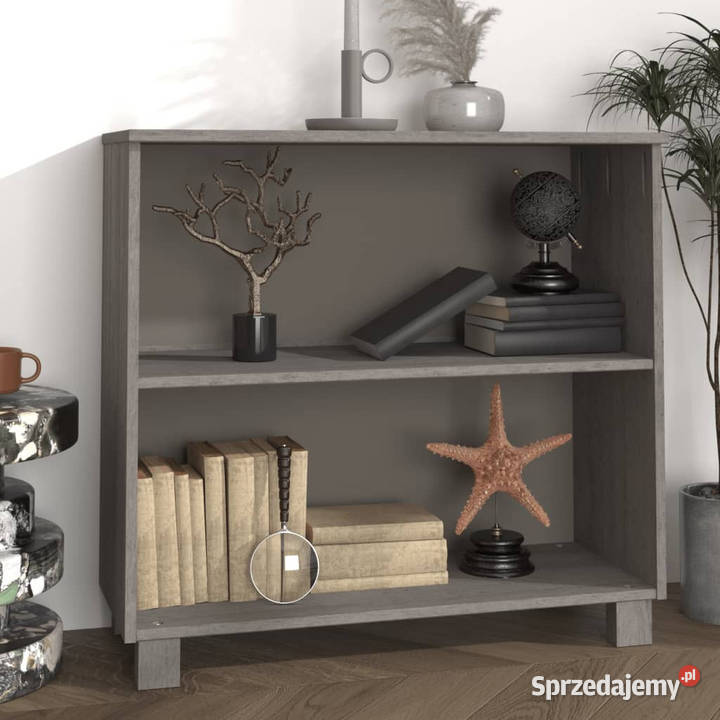 Szafka HAMAR jasnoszara 85x35x80 drewno sosnowe Warszawa