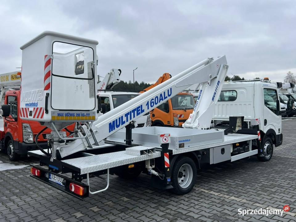 Nissan Cabstar Podnośnik Koszowy 165m Multitel Widełki