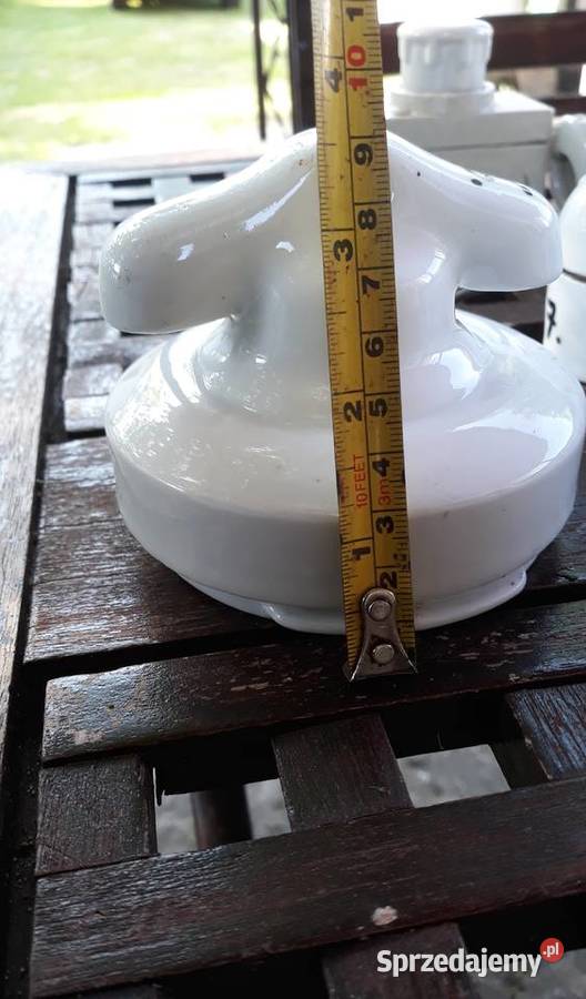 Przedwojenna 6 porcelanowa oprawa żarówki stan