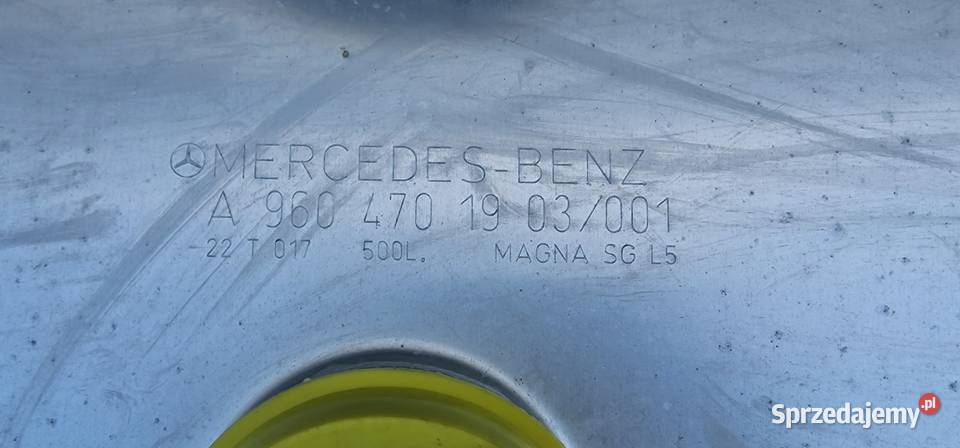 MERCEDES ACTROS MP4 MP5 ZBIORNIK PALIWA BAK ciężarowe Bieleń sprzedam