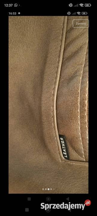 Sprzedam kurtkę męska skórzana Kurtki i płaszcze Dąbie sprzedam