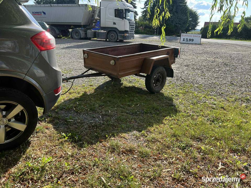 Przyczepka na RESORZE i ODBOJACH z dokumentami świętokrzyskie Ożarów