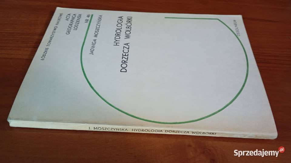 Hydrologia dorzecza Wolbórki Jadwiga Moszczyńska Gdańsk