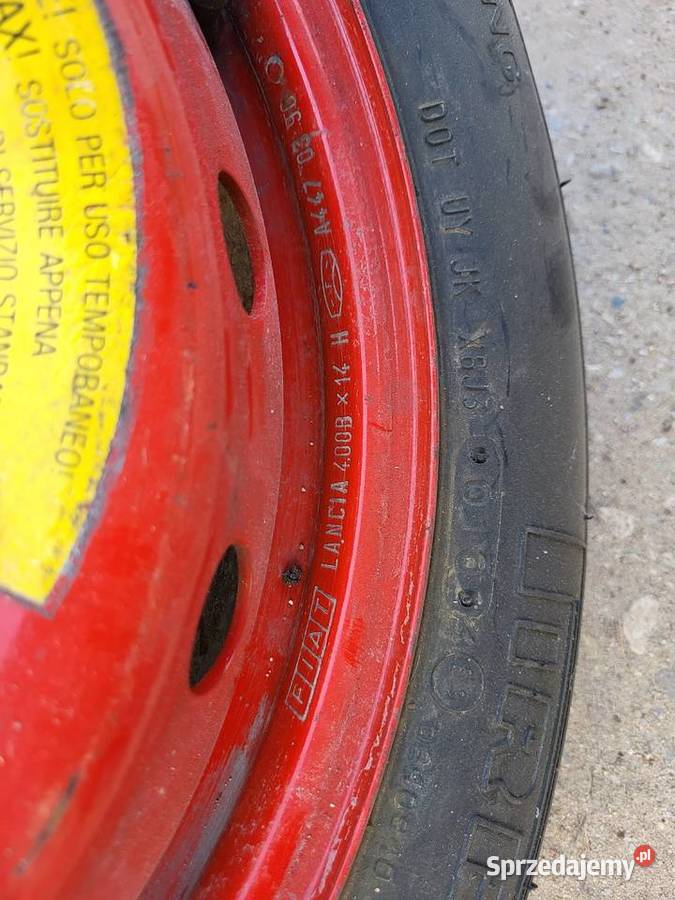 Dojazdówka 4x98 13580 14 Fiat lancia koło Pułtusk