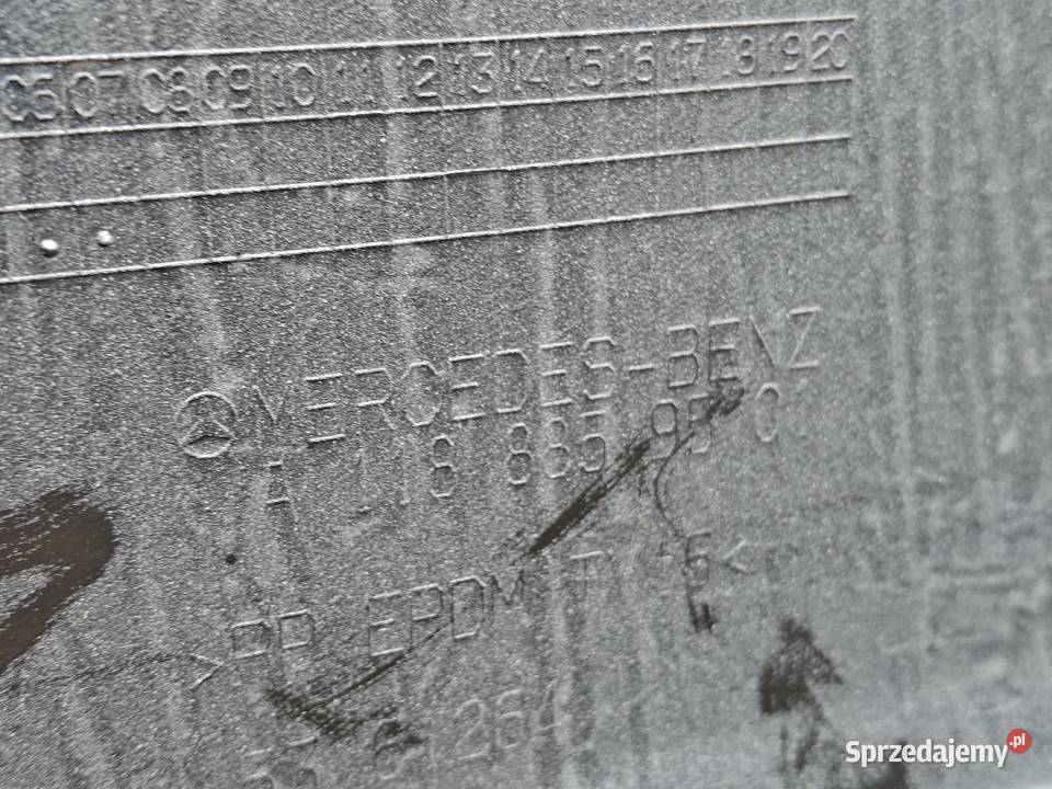 MERCEDES CLA W118 AMG ZDERZAK TYŁ TYLNY PDC Bieleń