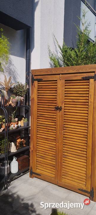 Szafa ogrodowa szafa drewniana do ogrodu domek Kalety sprzedam