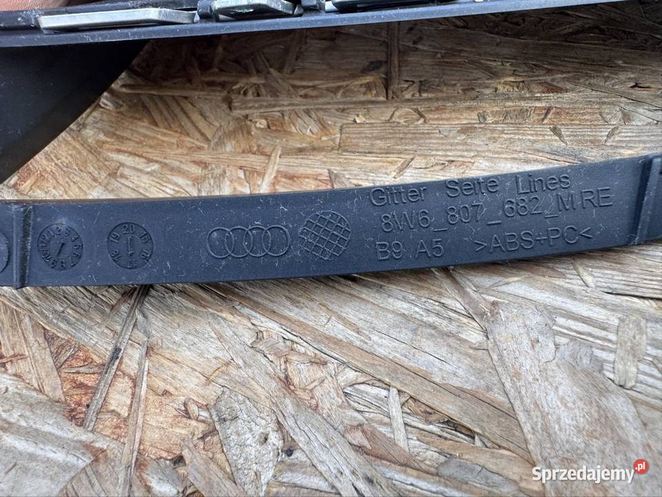 Kratka zderzaka przód prawa rh Audi a5 b9 II 2 Międzychód sprzedam