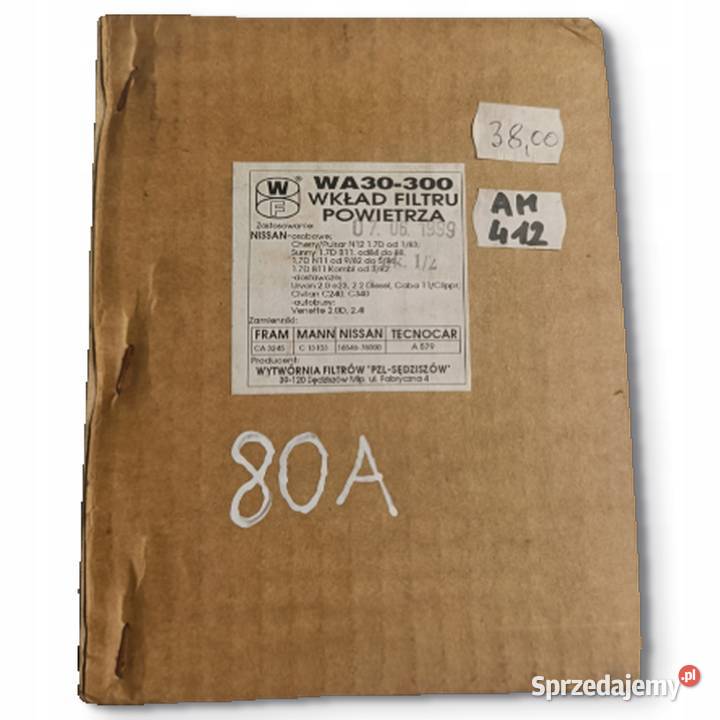 FILTR POWIETRZA WA30300 WA30300 Nissan Cherry Chełm