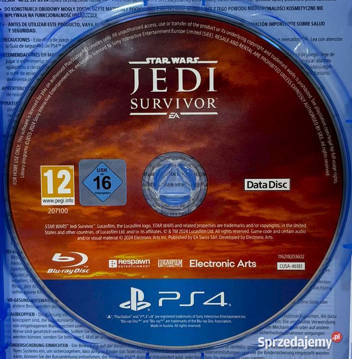 Gra 4 Star Wars Jedi Ocalały warmińsko-mazurskie Elbląg