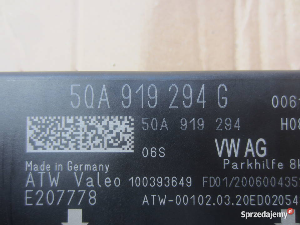 Moduł parktronik PDC 5QA919294G vw troc 2020