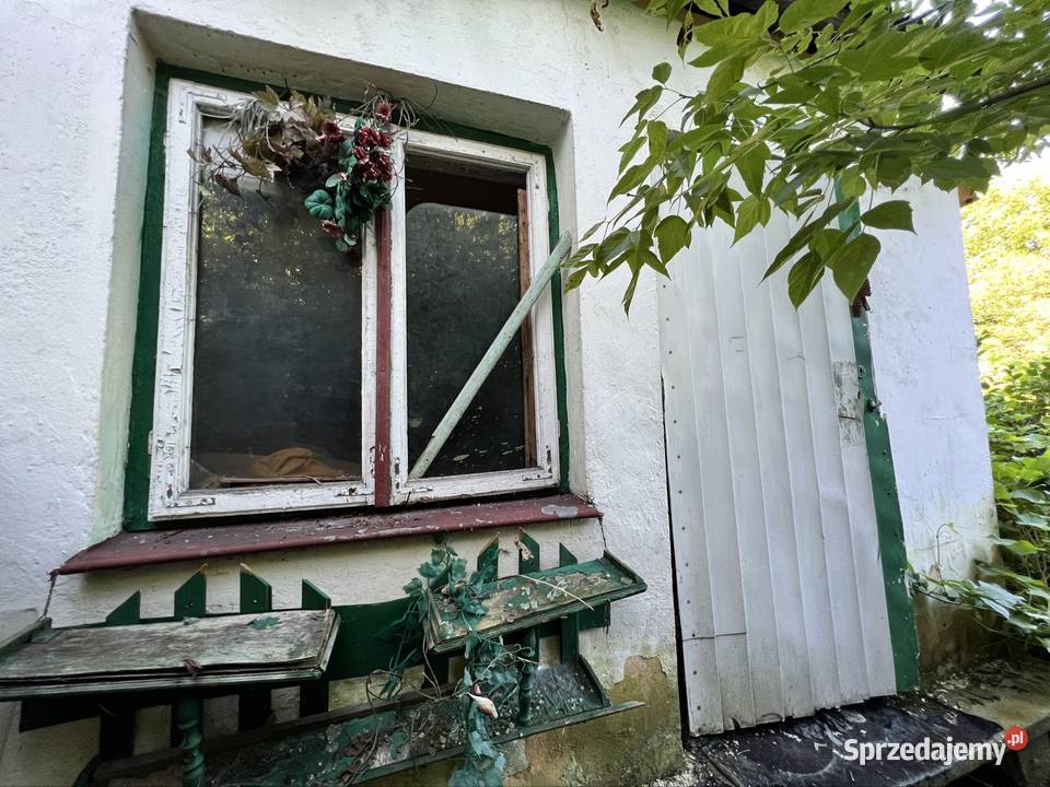 Mały domek do remontu z garażem działka sprzedam