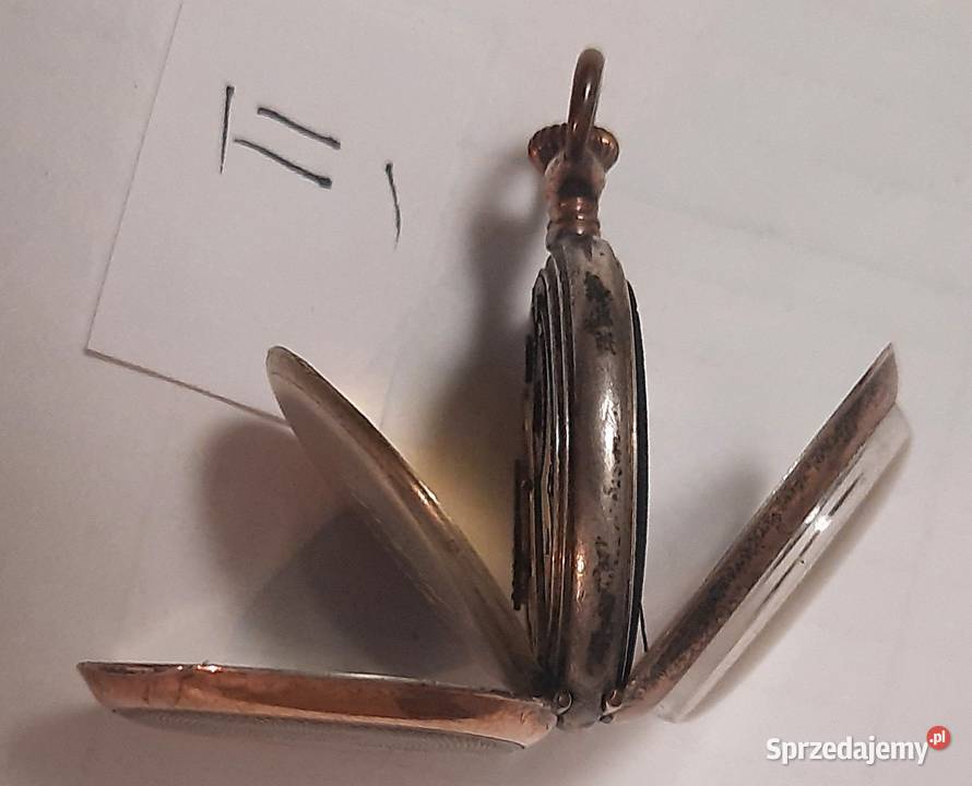 Stary Srebrny Zegarek Kieszonkowy II