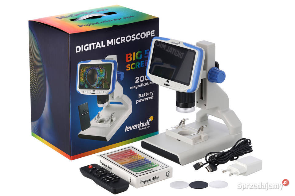 Mikroskop cyfrowy Levenhuk Rainbow DM500 LCD Warszawa