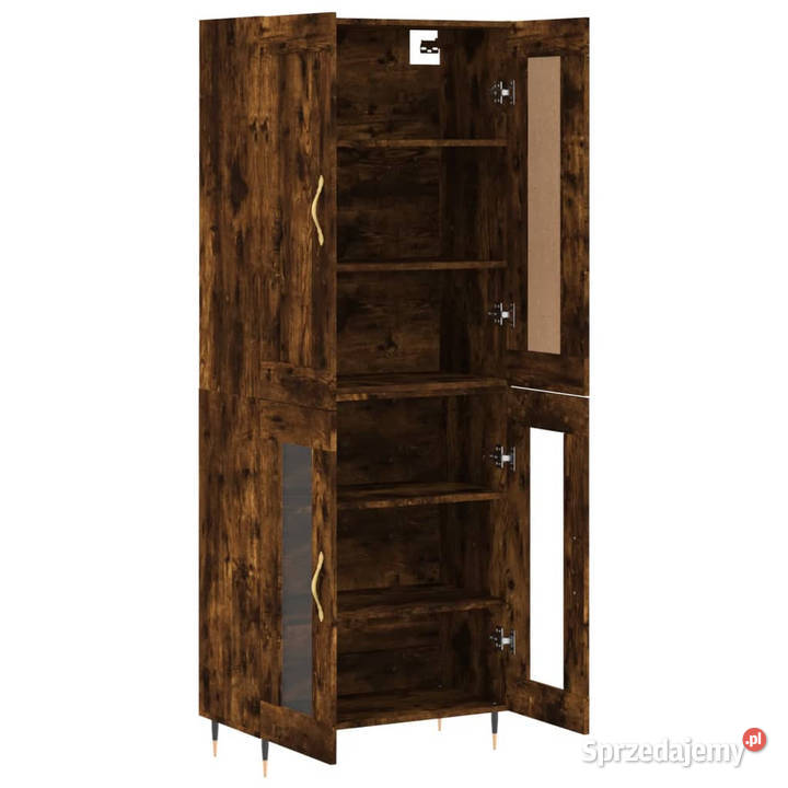 Witrynka przydymiony dąb 695x34x180 materiał Warszawa