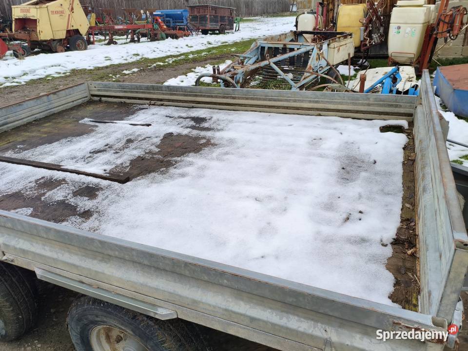 Przyczepa samochodowa tandem 2 osiowa idealna 2 Gdów