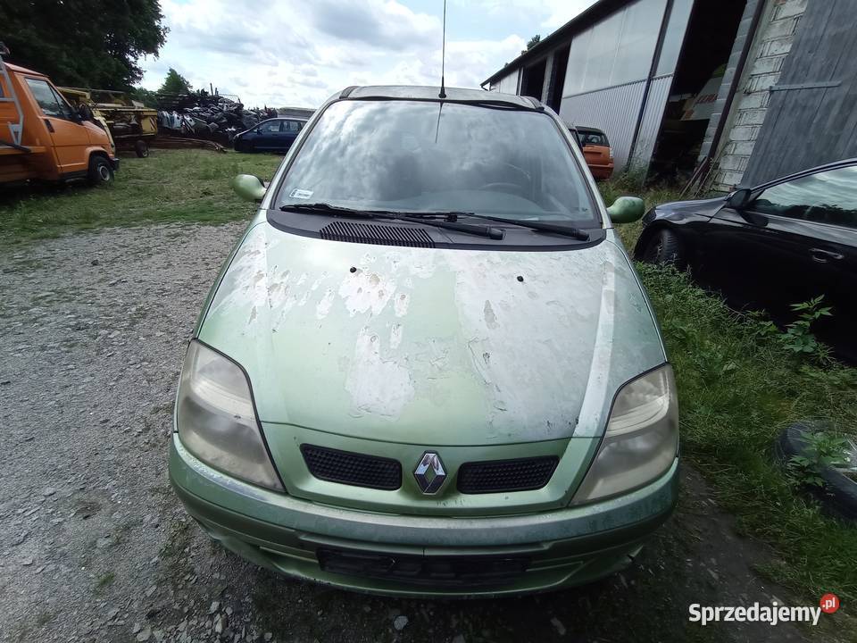 Renault Megane Scenic 19 DCI 75 kW 2002 r dawca osobowe Szklarka Myślniewska